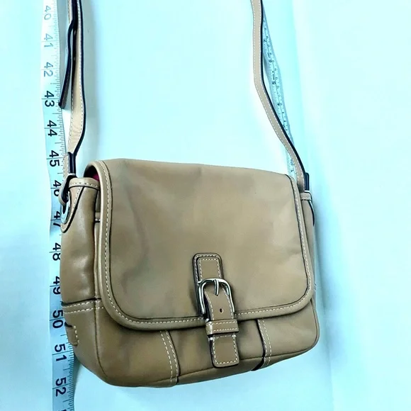 COACH Hadley Leather field Flap Crossbody Shoulder Bag F29763 - Picture 12 of 15